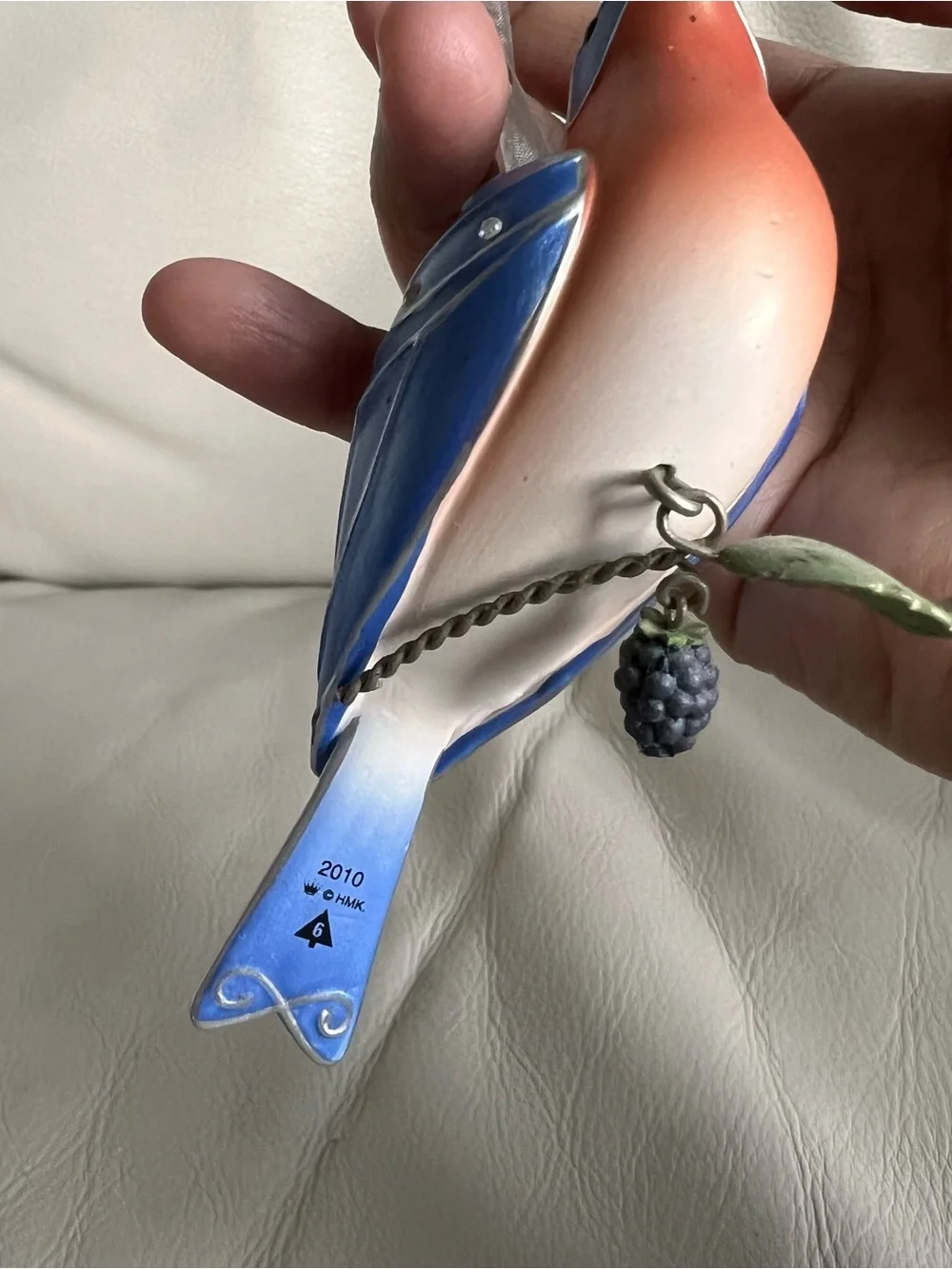 Hallmark Keepsake Eastern Bluebird The Beauty of Birds Hanging Ornament